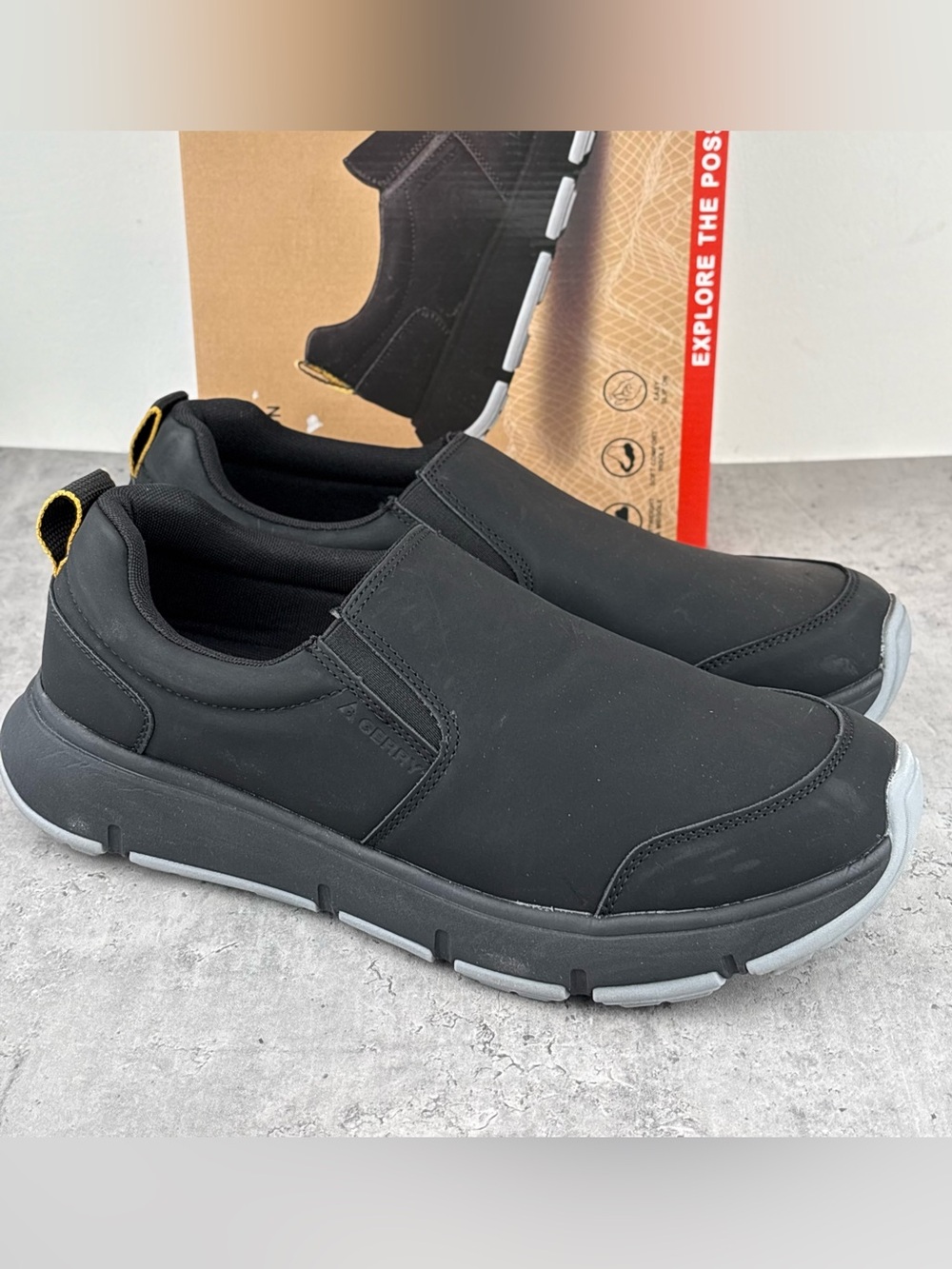 Gerry Moc II Men’s Easy Slip On Shoe, Black Lightweight Size 13 Worn Once - Picture 2 of 5